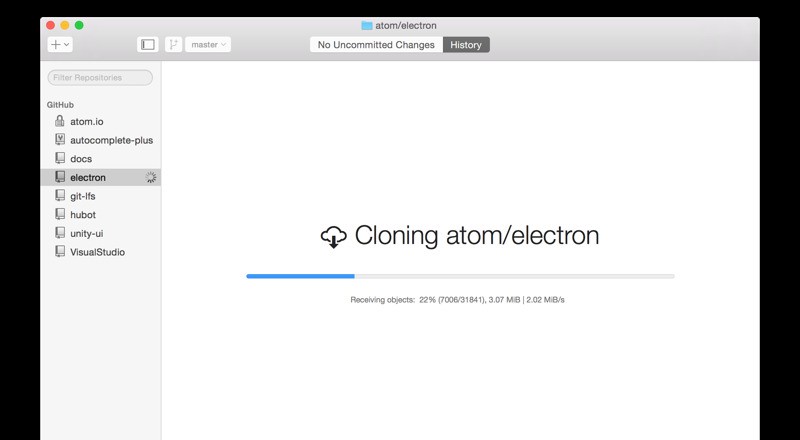 Скриншот 5 программы GitHub Desktop