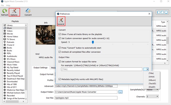 Скриншот 3 программы Apple Music Converter