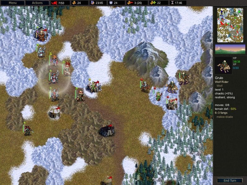 Скриншот 1 программы The Battle for Wesnoth
