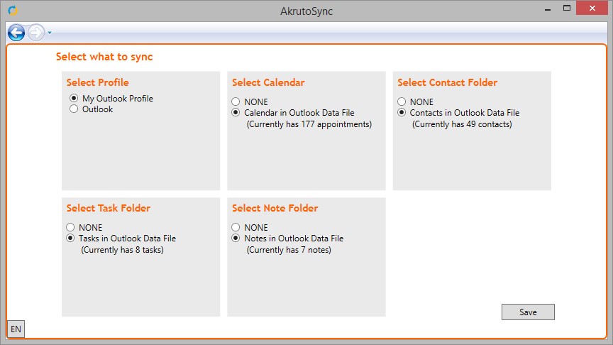 Скриншот 5 программы AkrutoSync