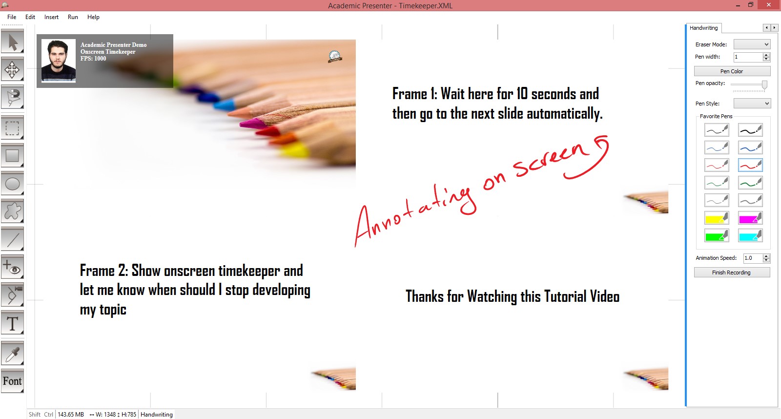 Скриншот 6 программы Academic Presenter