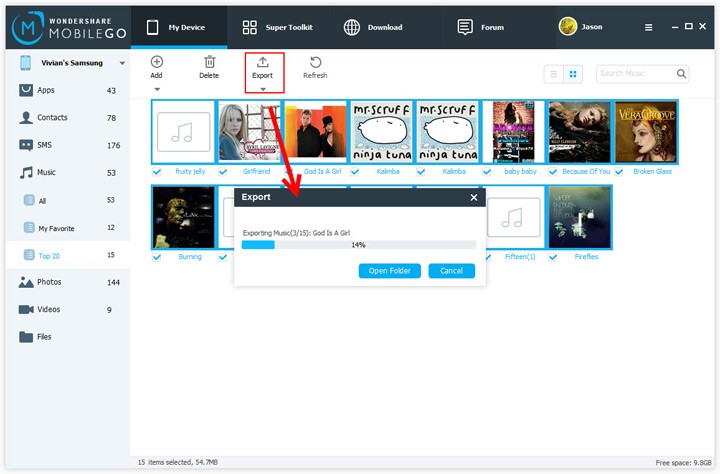 Скриншот 4 программы Wondershare MobileGo
