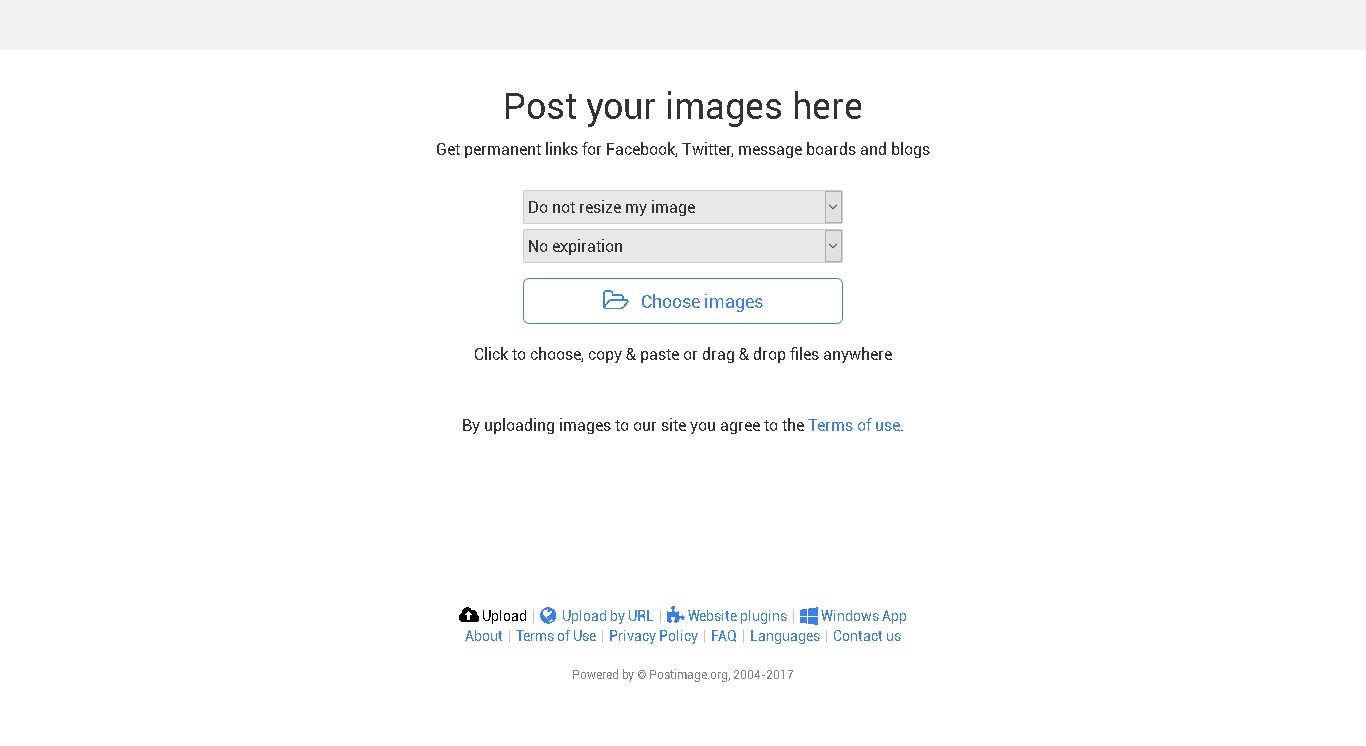 Скриншот 3 программы PostImage.org