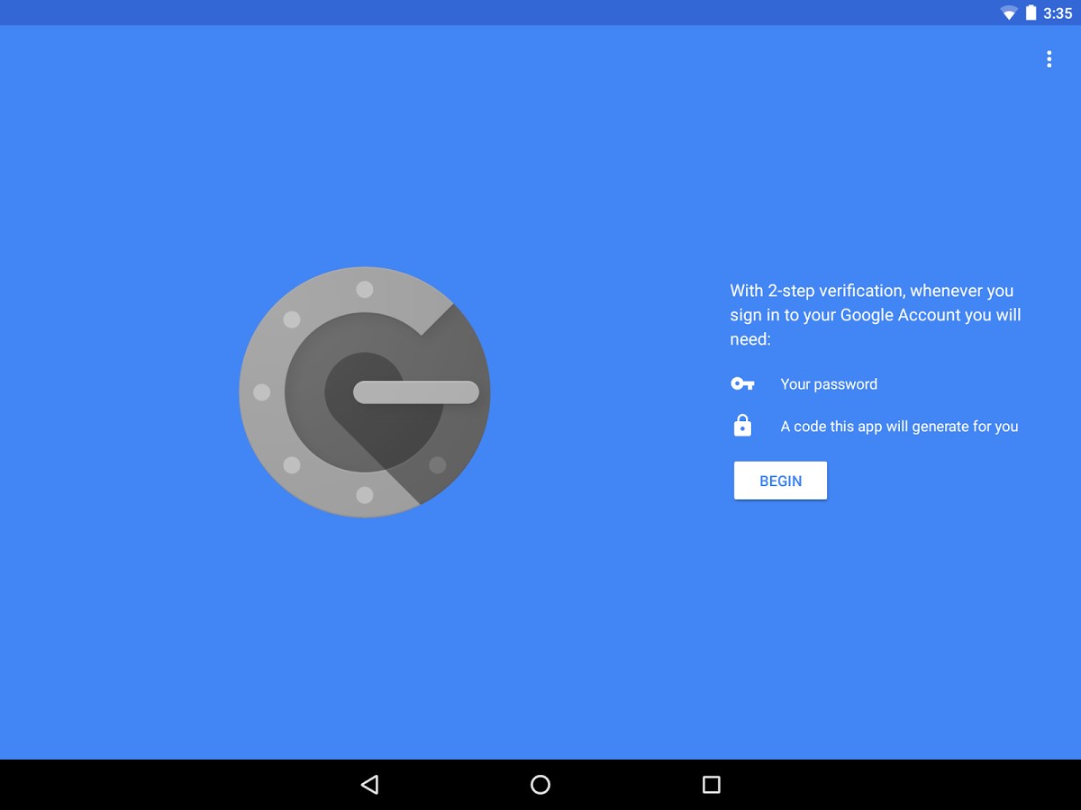Скриншот 5 программы Google Authenticator