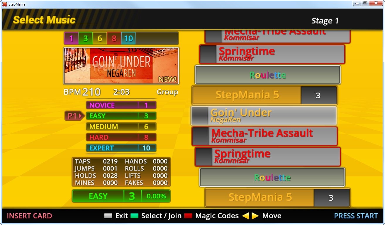 Скриншот 2 программы StepMania