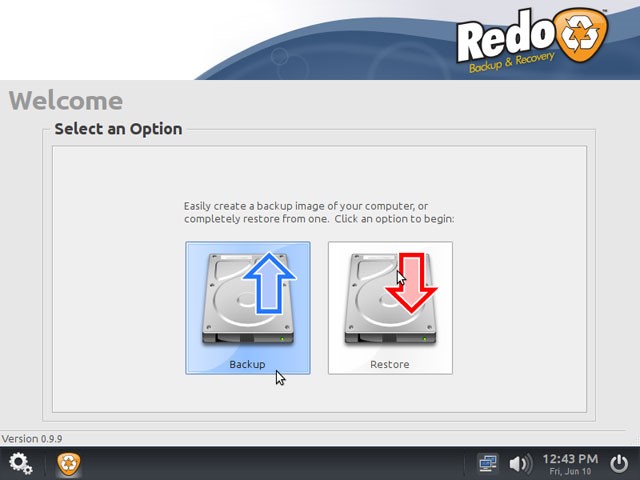 Скриншот 3 программы Redo Backup and Recovery
