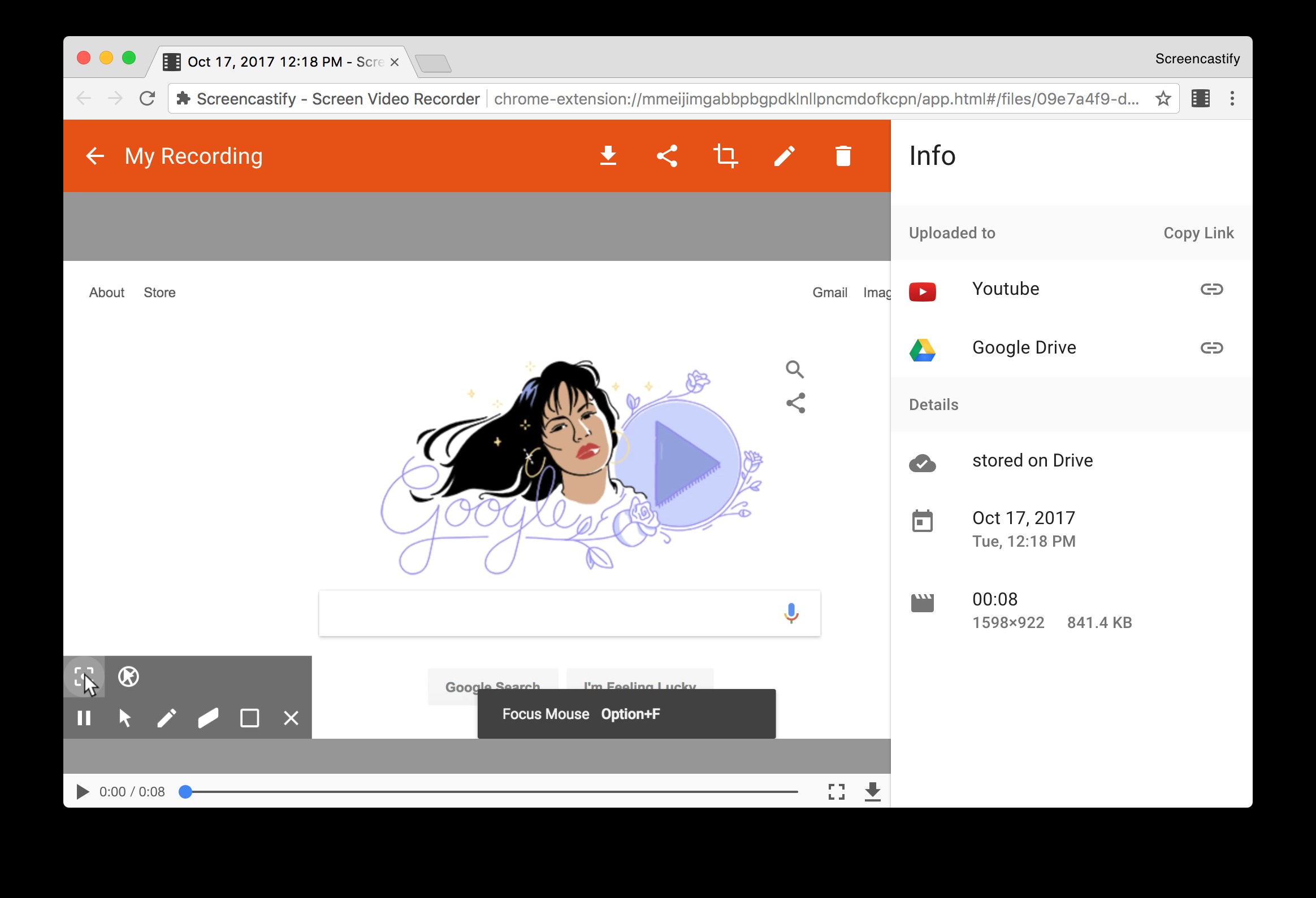 Скриншот 4 программы Screencastify