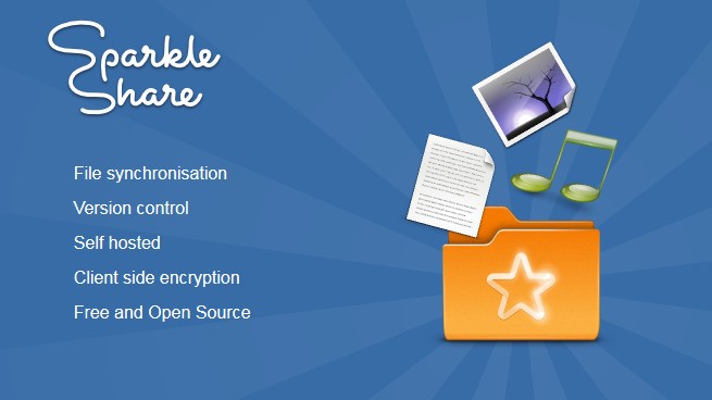 Скриншот 1 программы SparkleShare