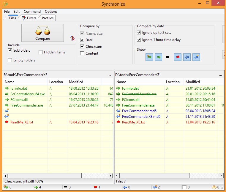Скриншот 6 программы FreeCommander