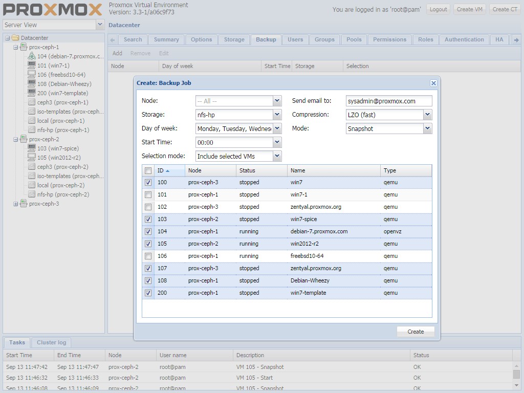 Скриншот 3 программы Proxmox Virtual Environment