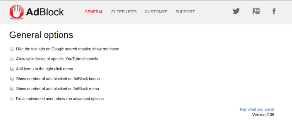 Скриншот 2 программы AdBlock