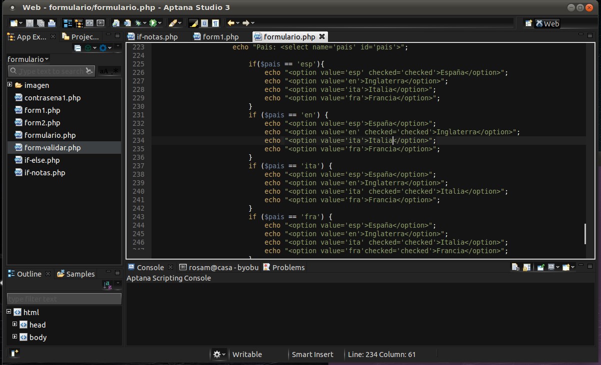 Скриншот 3 программы Aptana Studio