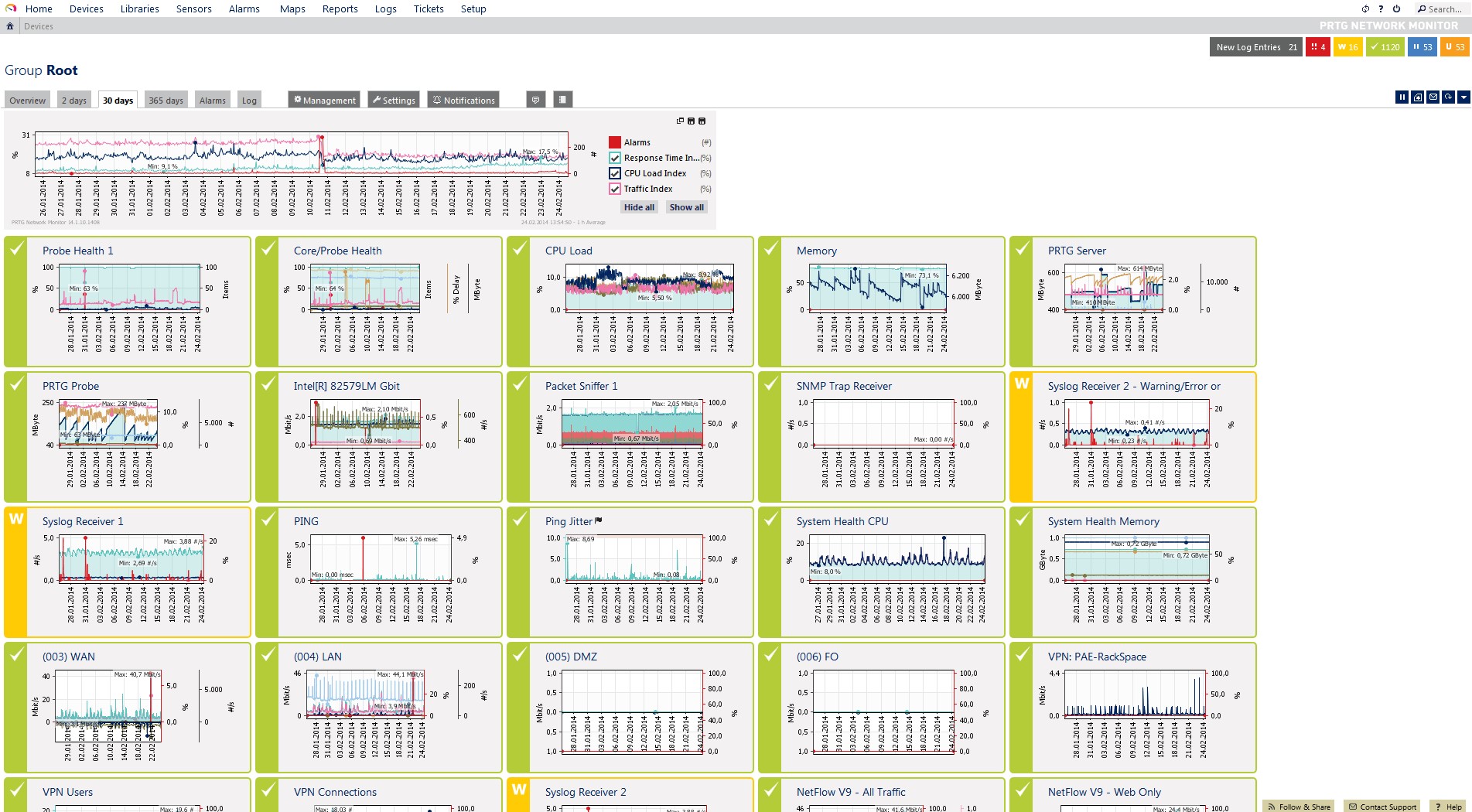 Скриншот 5 программы PRTG Network Monitor