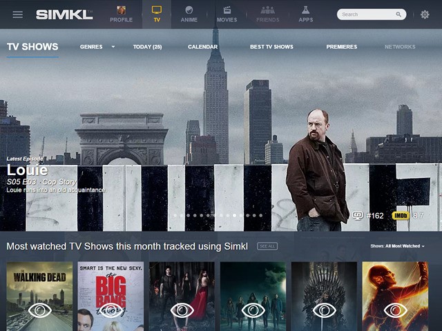 Скриншот 3 программы Simkl