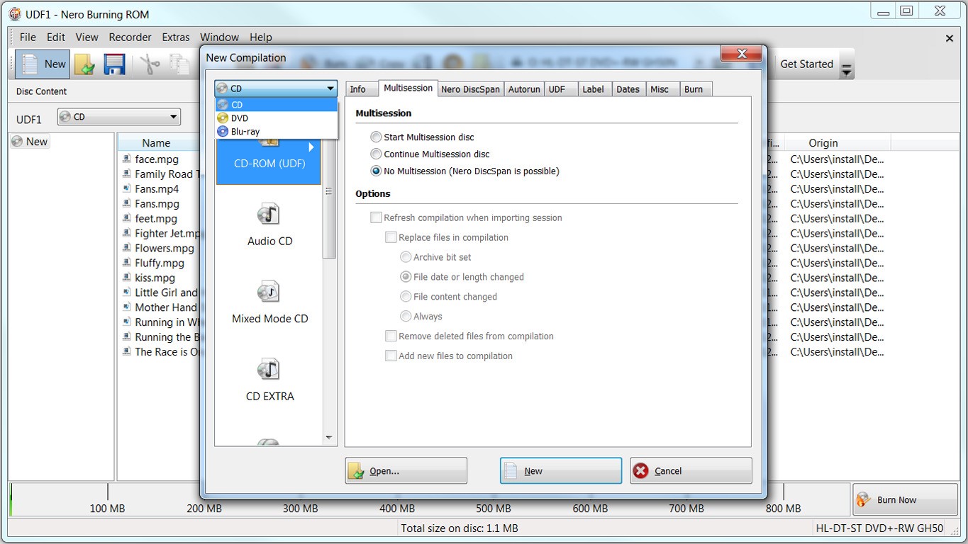 Скриншот 3 программы Nero Burning ROM