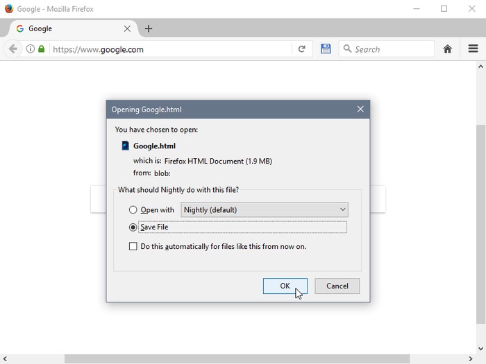 Скриншот 5 программы Save Page WE