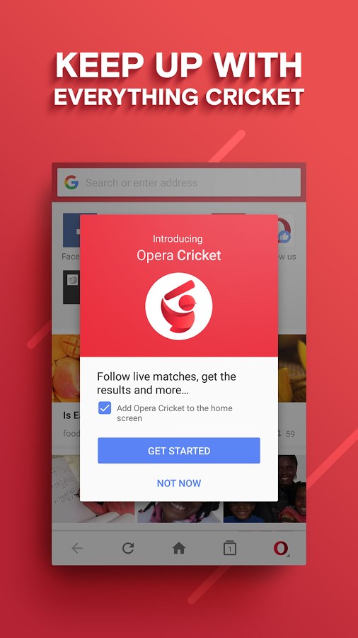 Скриншот 6 программы Opera Mini