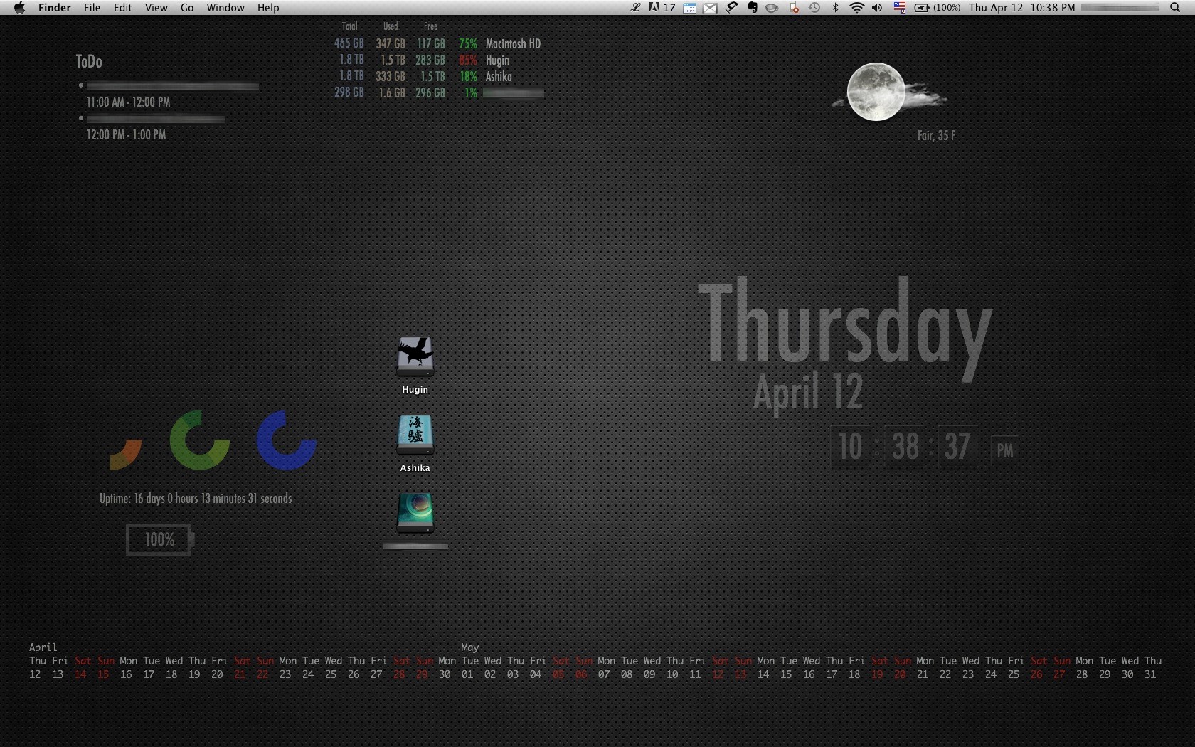 Скриншот 2 программы GeekTool
