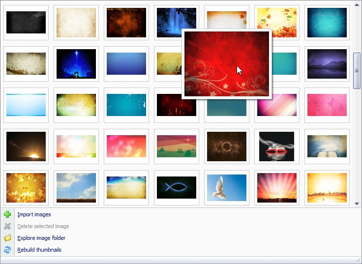 Скриншот 4 программы VideoPsalm