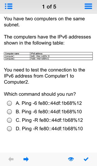 Скриншот 3 программы Avanset VCE Exam Simulator