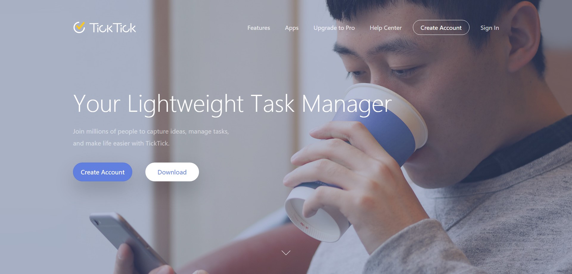 Скриншот 3 программы TickTick