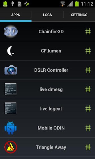 Скриншот 2 программы SuperSU