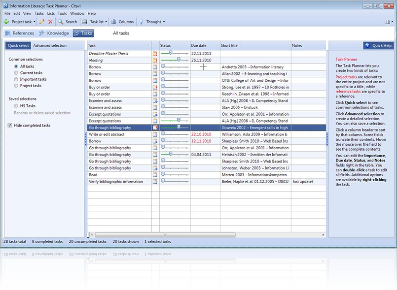 Скриншот 4 программы Citavi