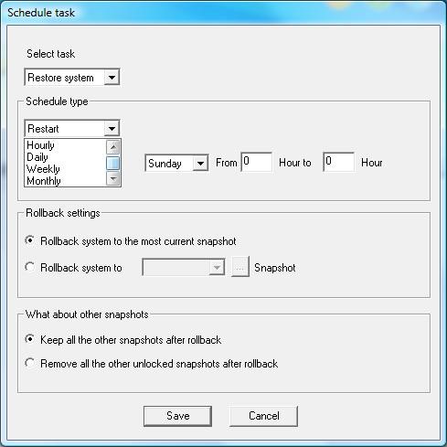 Скриншот 3 программы Rollback Rx