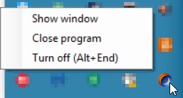 Скриншот 2 программы SunsetScreen