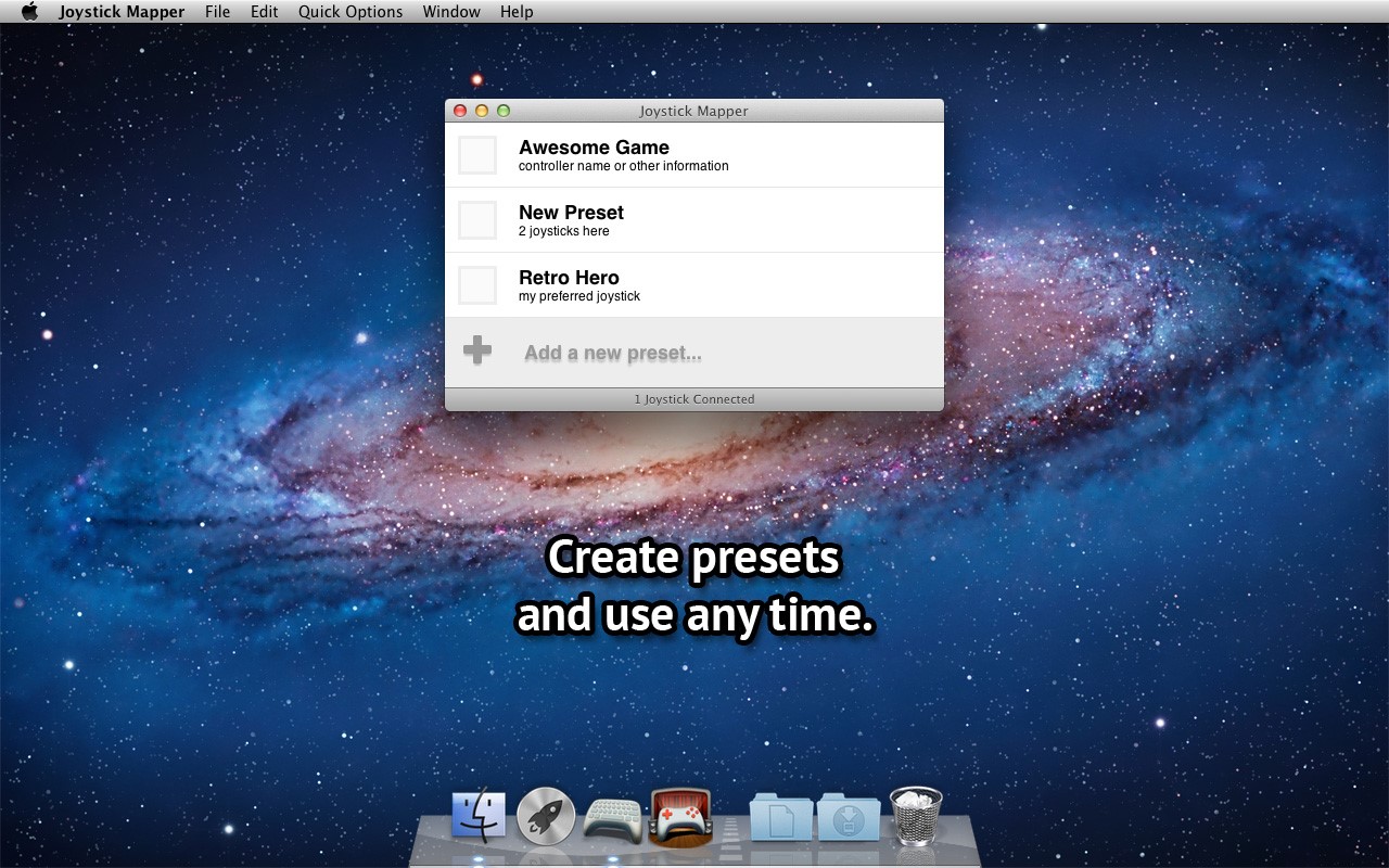 Скриншот 2 программы Joystick Mapper
