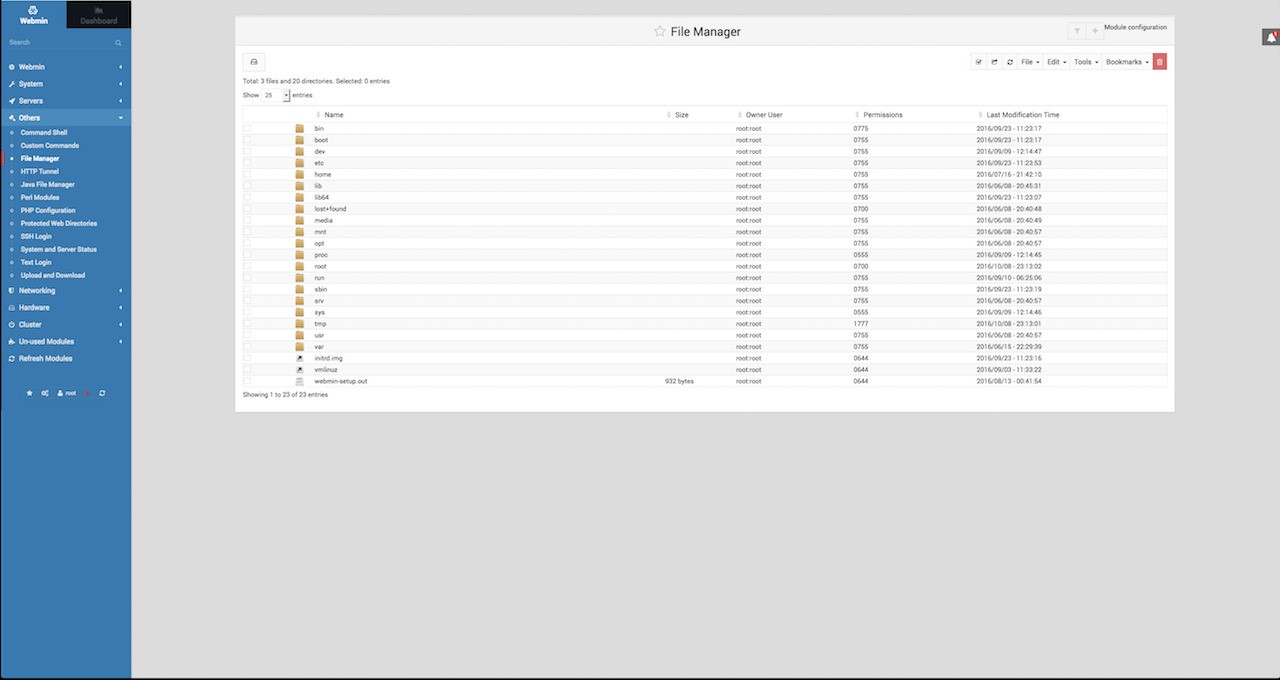 Скриншот 5 программы Webmin