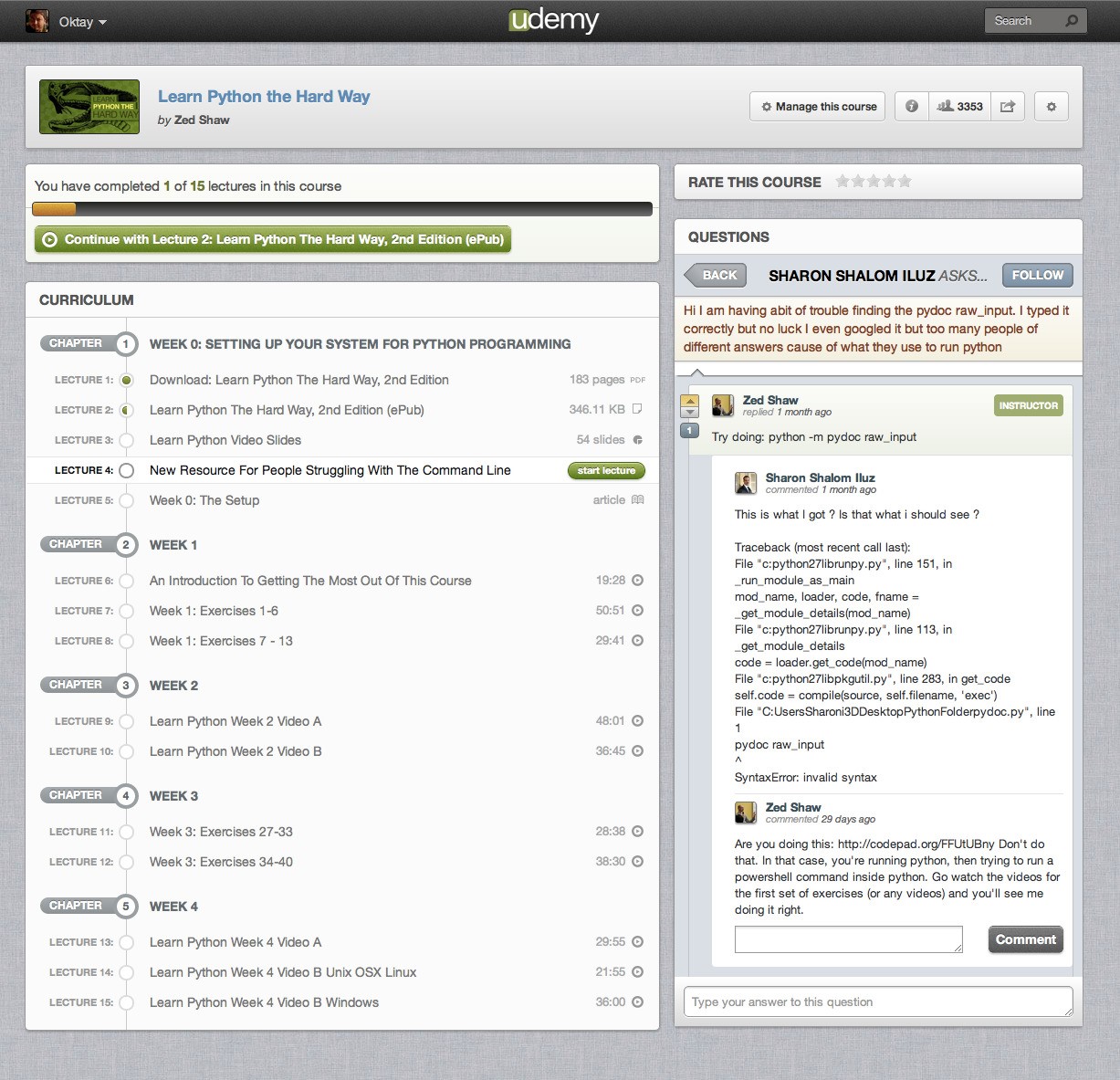 Скриншот 5 программы Udemy