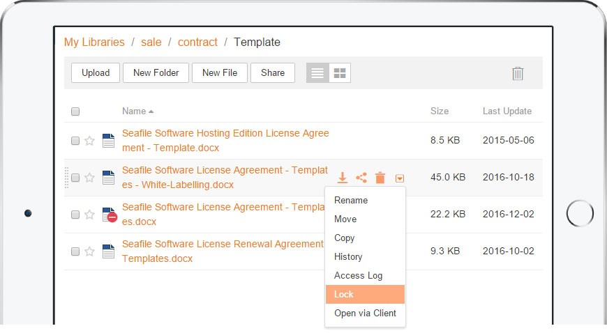 Скриншот 3 программы Seafile