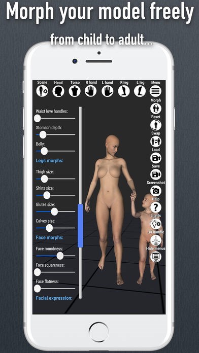 Скриншот 3 программы Art Model - 3D Pose tool