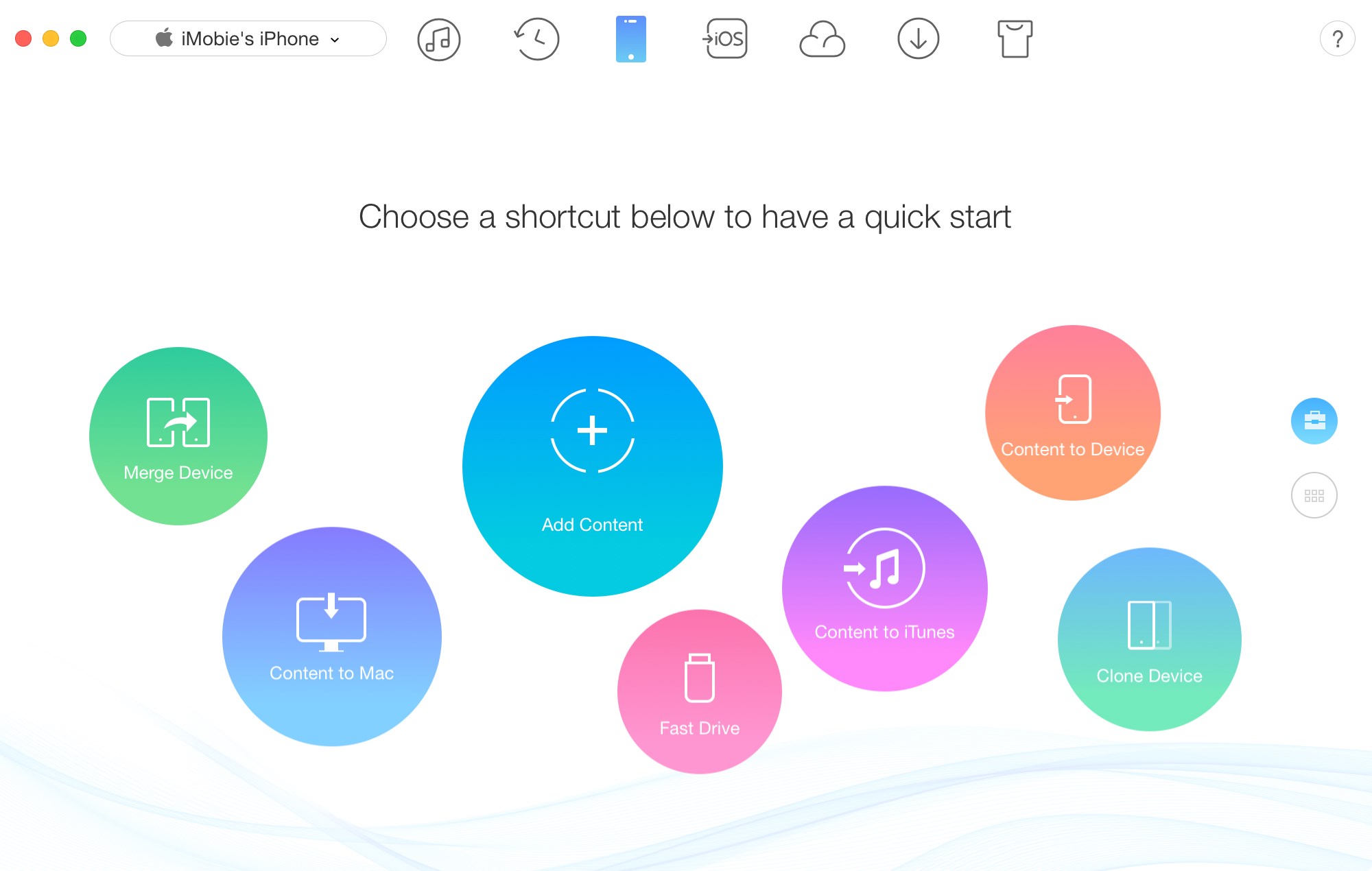Скриншот 2 программы AnyTrans