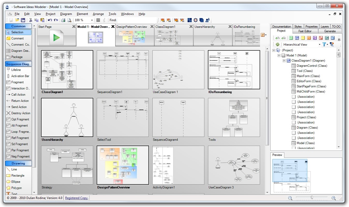 Скриншот 1 программы Software Ideas Modeler