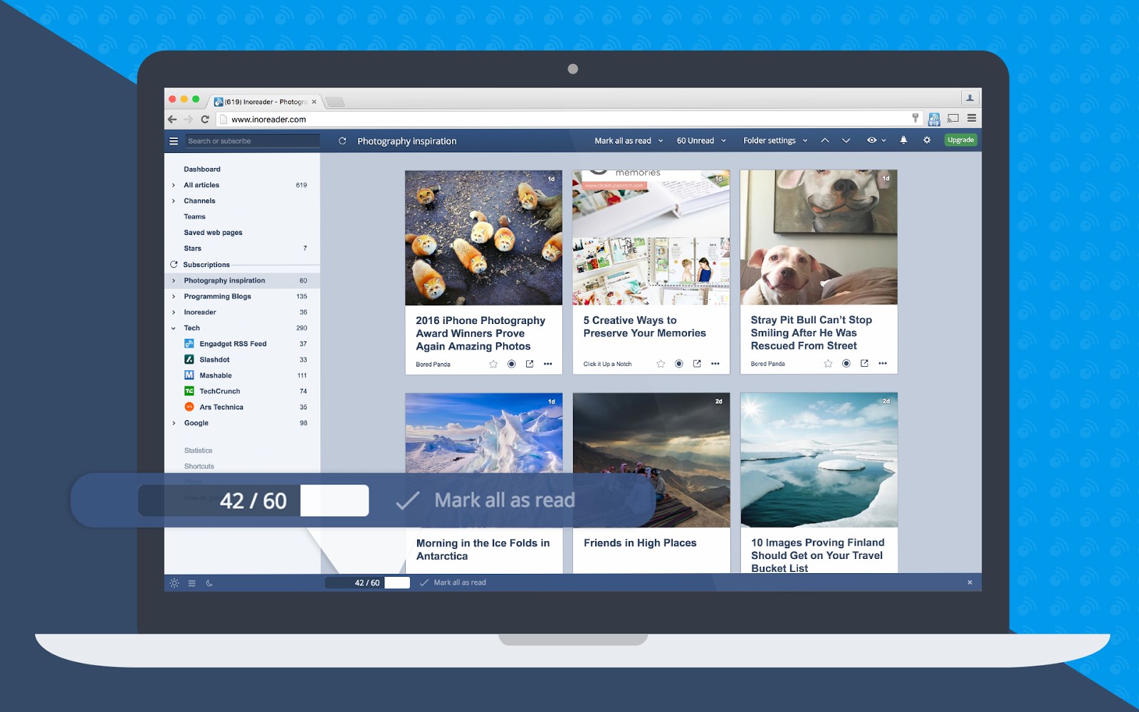 Скриншот 5 программы Inoreader