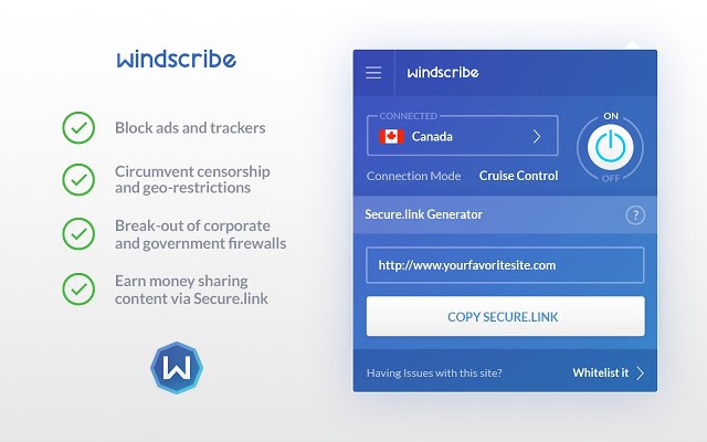 Скриншот 6 программы Windscribe