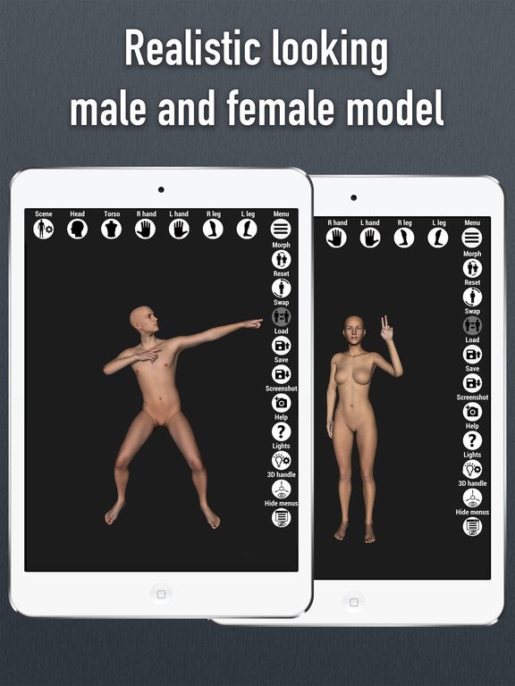 Скриншот 4 программы Art Model - 3D Pose tool