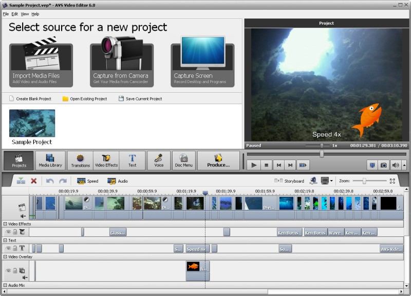 Скриншот 2 программы AVS Video Editor