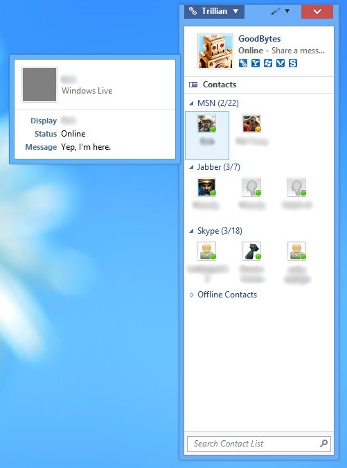 Скриншот 4 программы Trillian