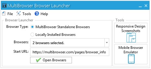 Скриншот 3 программы MultiBrowser