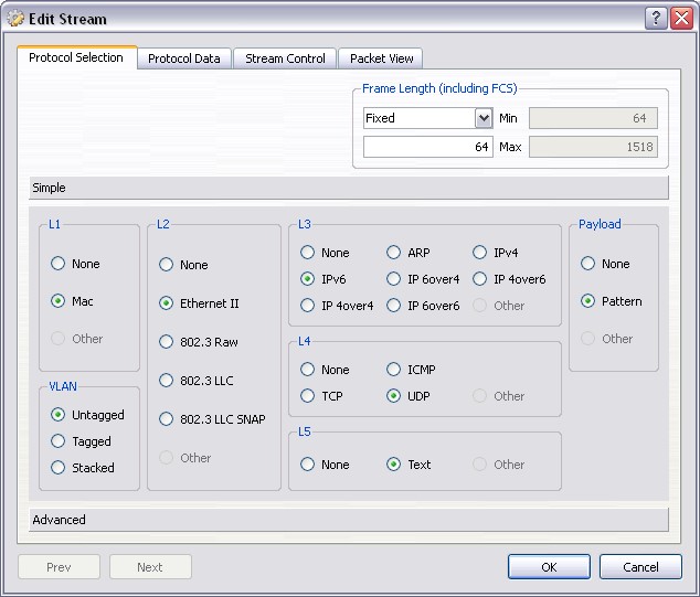 Скриншот 3 программы Ostinato