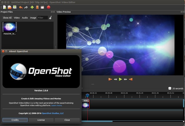 Скриншот 2 программы OpenShot