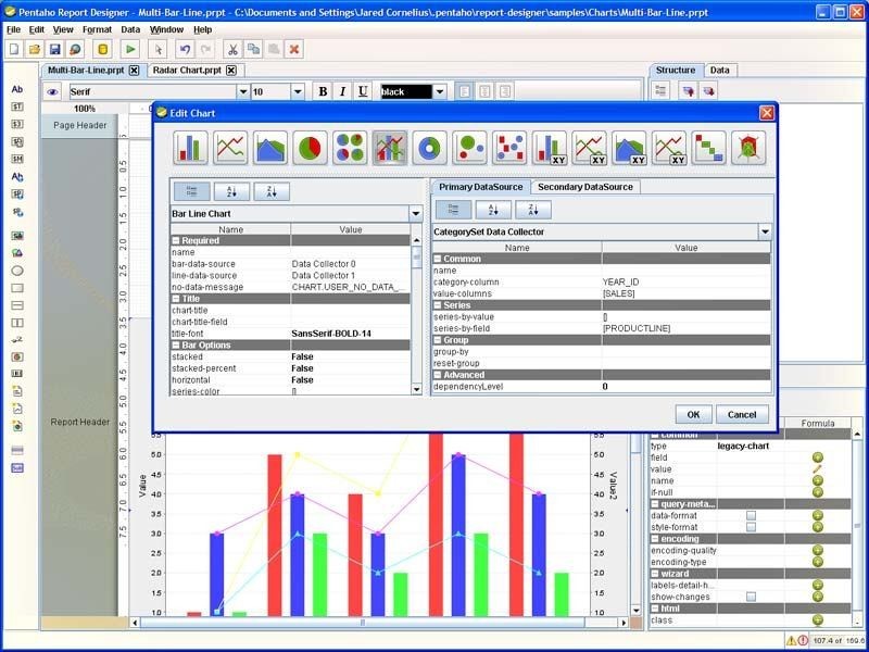 Скриншот 1 программы Pentaho