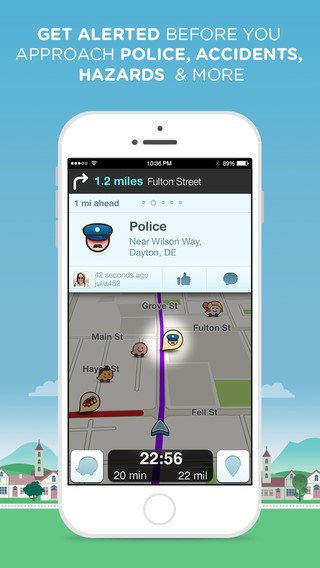 Скриншот 3 программы Waze