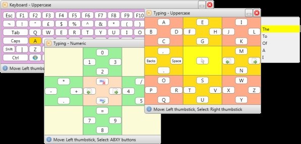 Скриншот 3 программы Keysticks