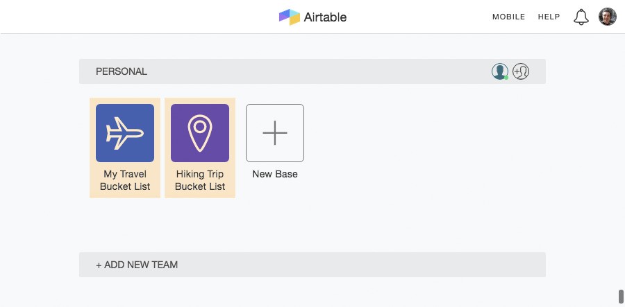 Скриншот 2 программы Airtable