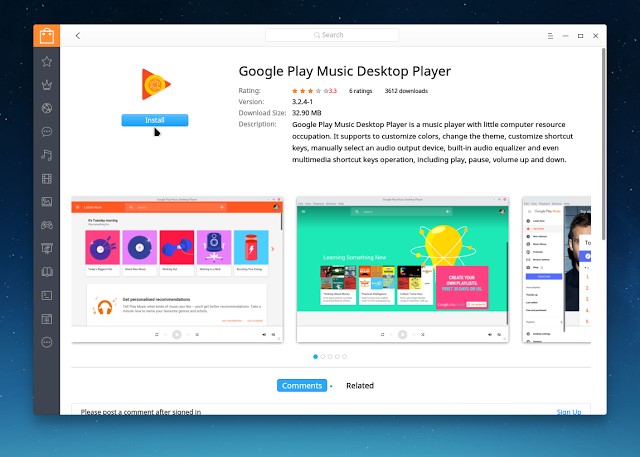 Скриншот 4 программы Deepin Software Center