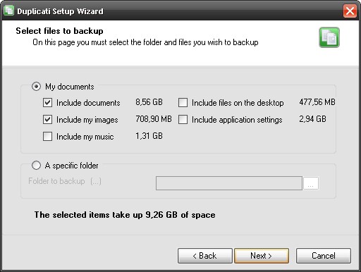 Скриншот 6 программы Duplicati
